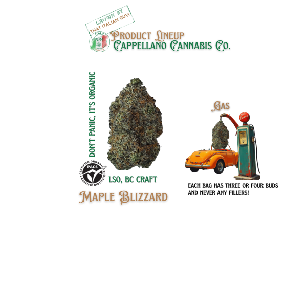 Cappellano Co Maple Blizzard Flower 14g