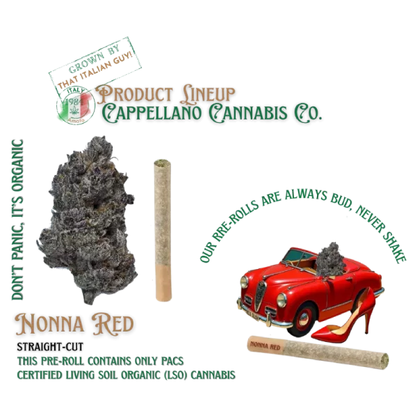 Cappellano Cannabis Nonna Red Pre Roll 10 pack