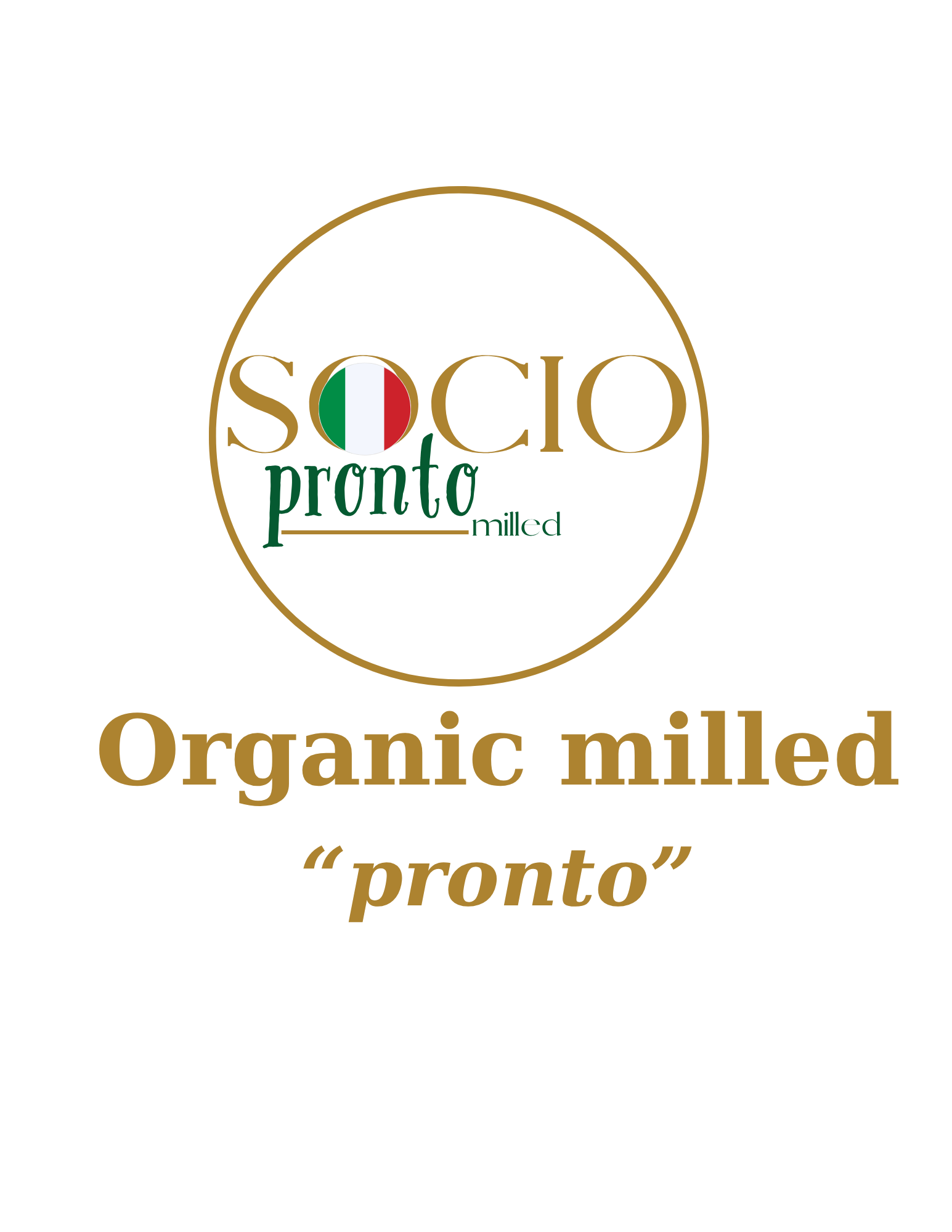 SOCIO Pronto organic milled flower logo